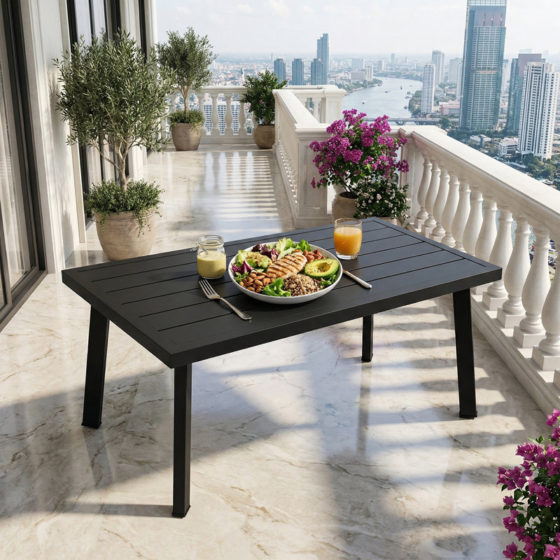 Table basse d'extérieur Modern, Modern Black