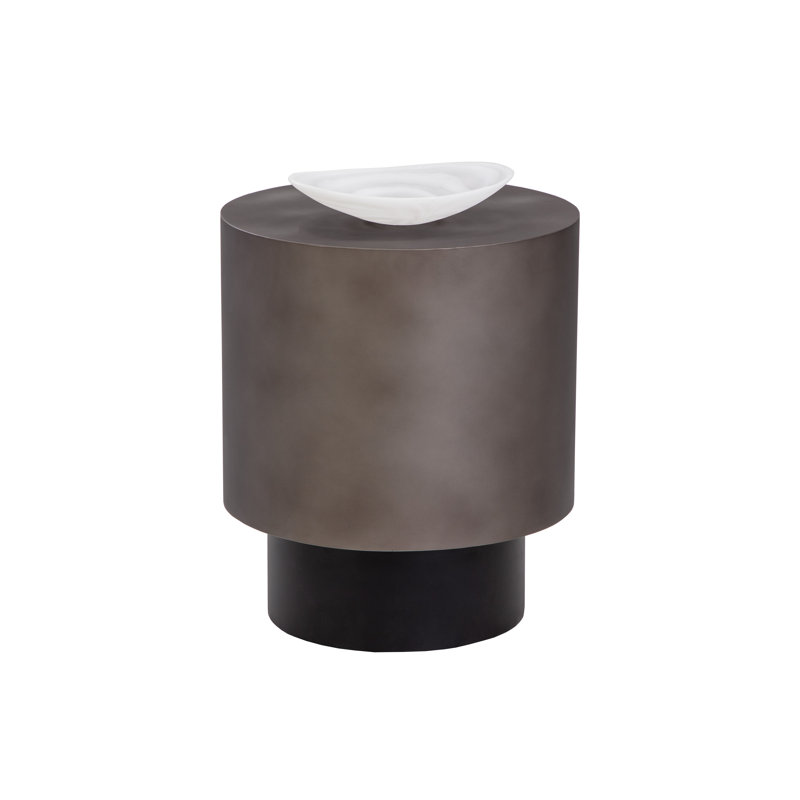 Table de bout Sanay, Bronze / noir