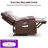 Olmead 35.8" W Top-Grain Genuine Leather Power Recliner-1464310776