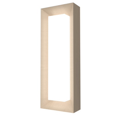 Applique murale encastrée 2 lumières Meio Squadro