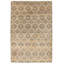 Tapis décoratif en laine de conception unique 6 pi 2 po x 9 pi 3 po noué à la main New Age