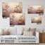«Beige Ethereal Forest III», art mural acrylique abstrait pour salon-101523570