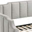 Lit de jour simple avec couchette Dove Grey