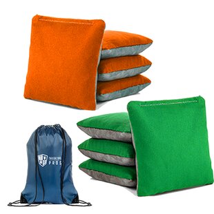 Victory Tailgate NFL Replacement Corn-Filled Cornhole Bag Set