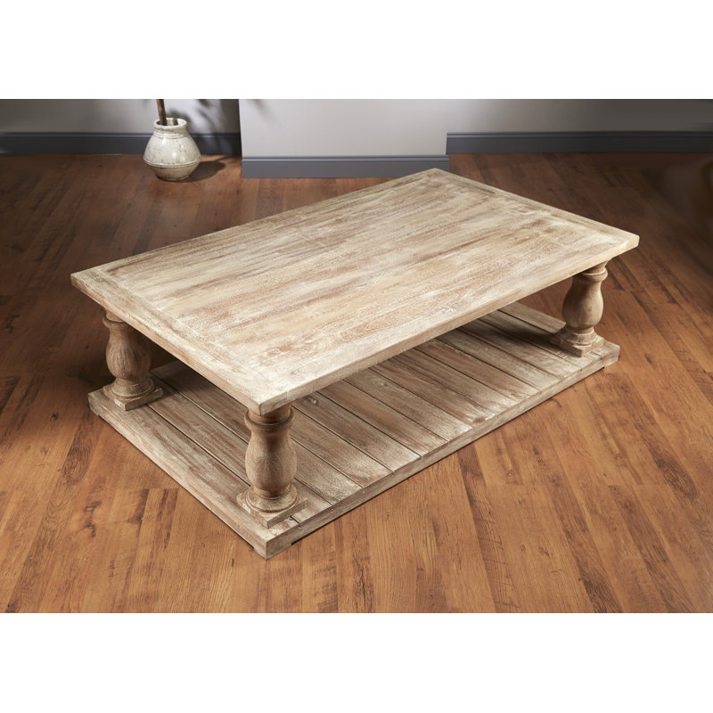 Table basse Dickens, H 20,5 po x l 54 po x P 30 po, Sable