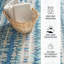 Paint Chip Blue Machine Washable Rug-143100805
