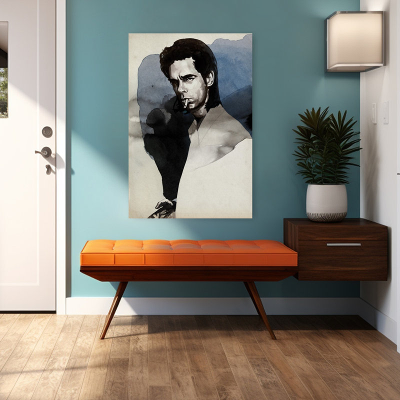Art contemporain, art contemporain abstrait, H 48 po x l 32 po