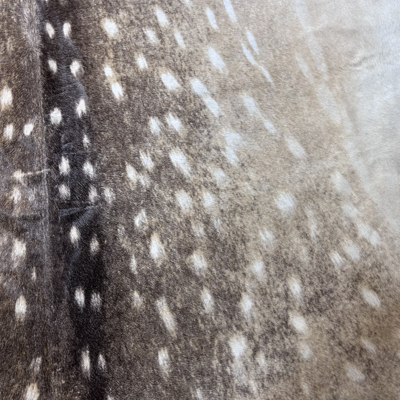 Chital Deer Printed Cowhide Rug
