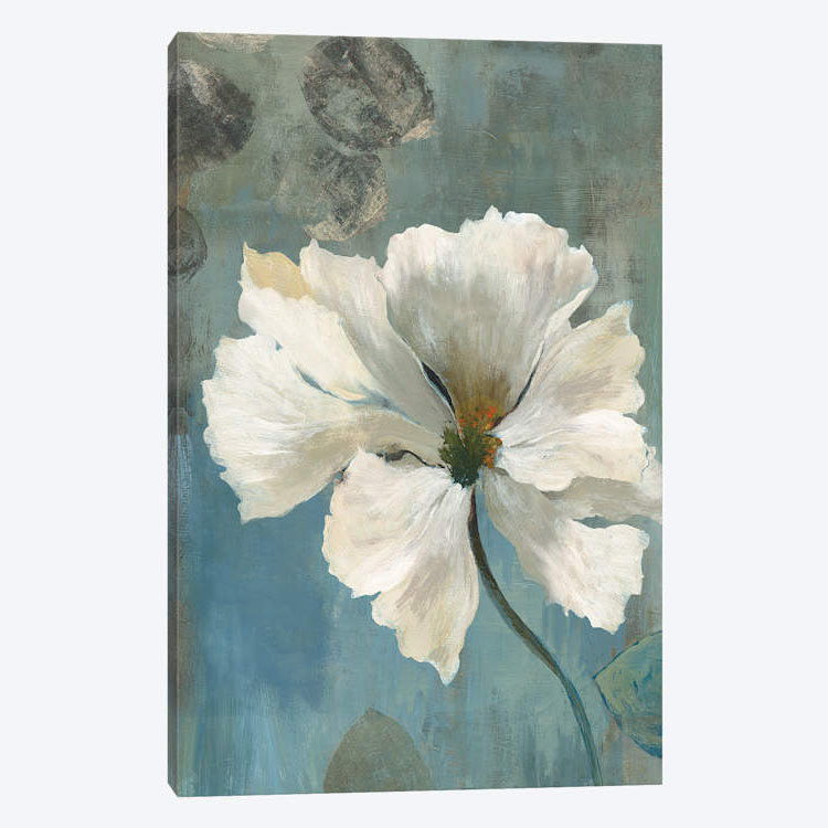 « ice blue i », impression sur toile, H 26 po x l 18 po x P 1,5 po, Pas de tapis, Toile tendue