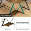 L-Shaped Metal Base Computer Desk-1007645685