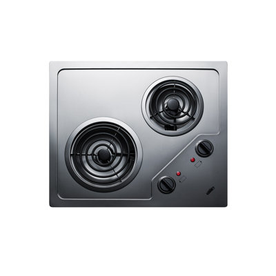 Summit Appliance 22" Stainless Steel Electric Cooktop