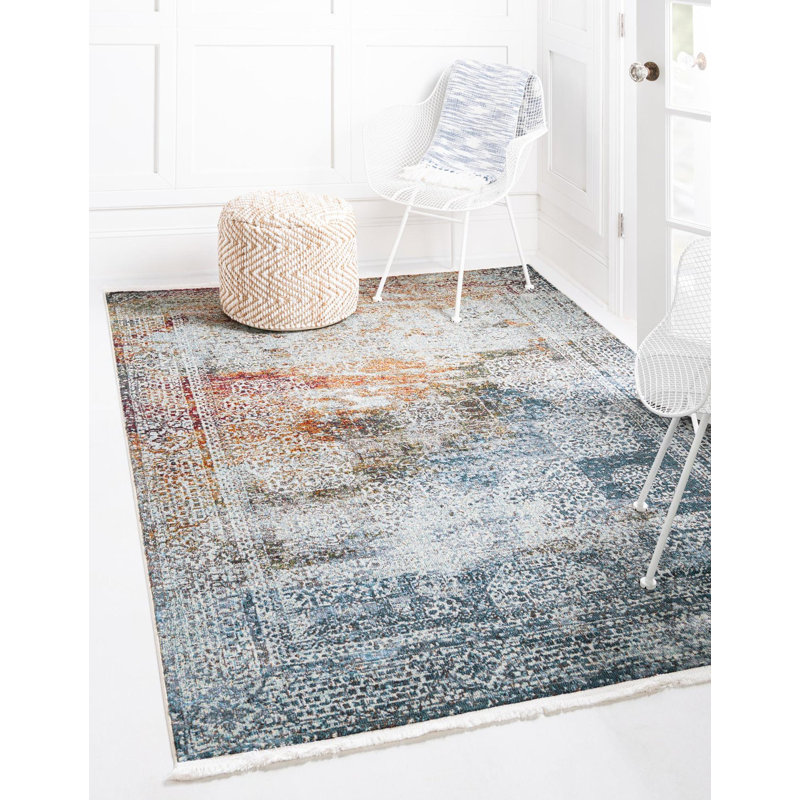 Abstract Indoor Rug, Rectangle 3' x 5'