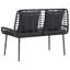 Poly Rattan Outdoor Bench