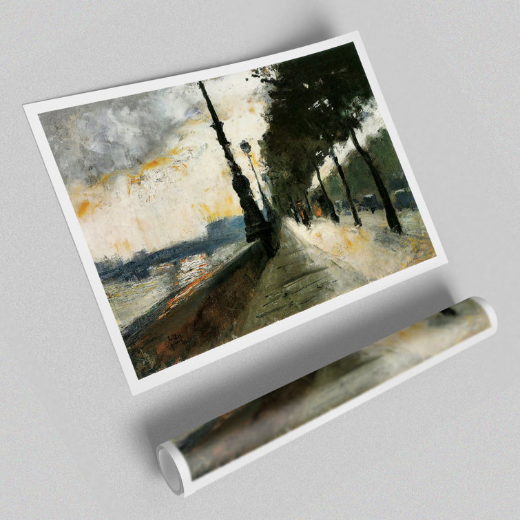 Waterloo Bridge In The Sun by Lesser Ury - No Frame Print