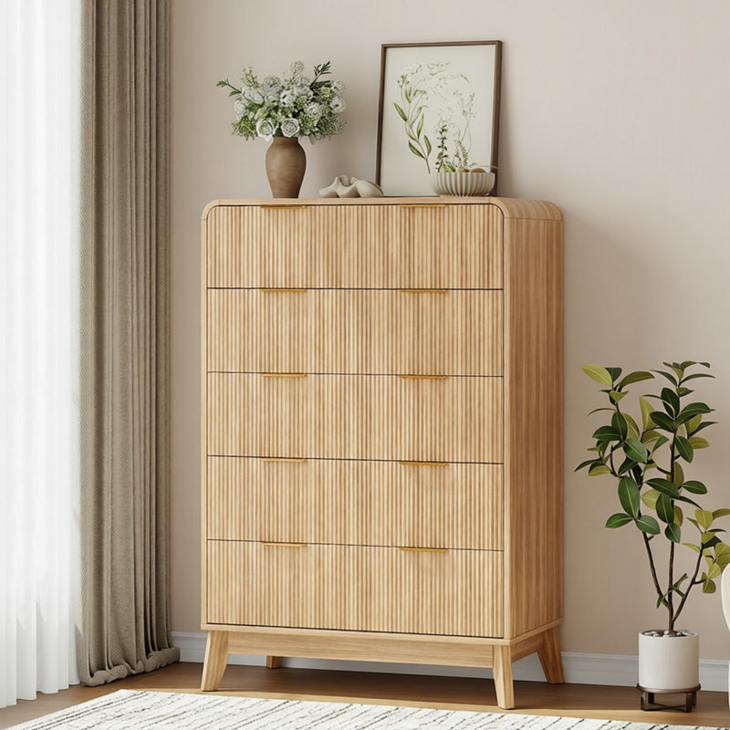 Commode 5 tiroirs Glorine