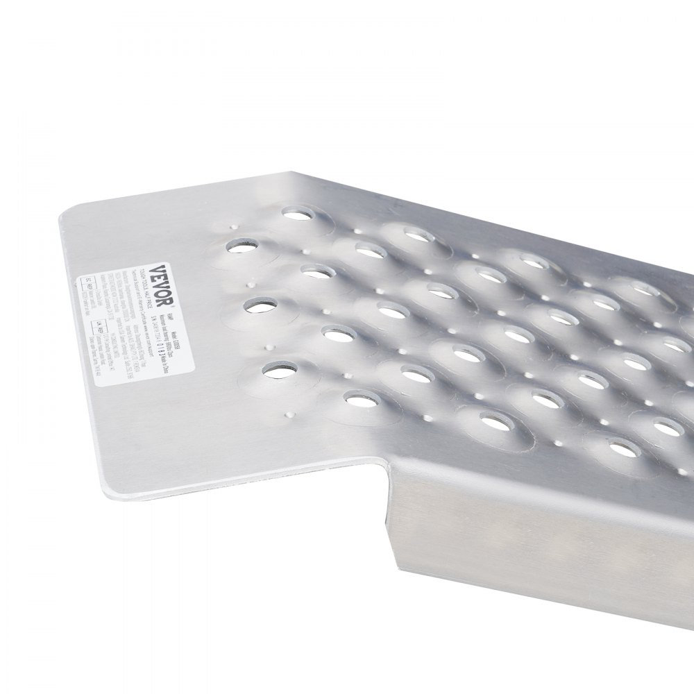 Ruedamann 5FT Aluminum Shed Ramps, 2PCS Total 880 Lbs Capacity Loading Ramp For Riding Mower, 9" Wide Lightweight ATV Ramps For Pickup Trucks, Bicycles, Motorcycles, Lawn Mowers