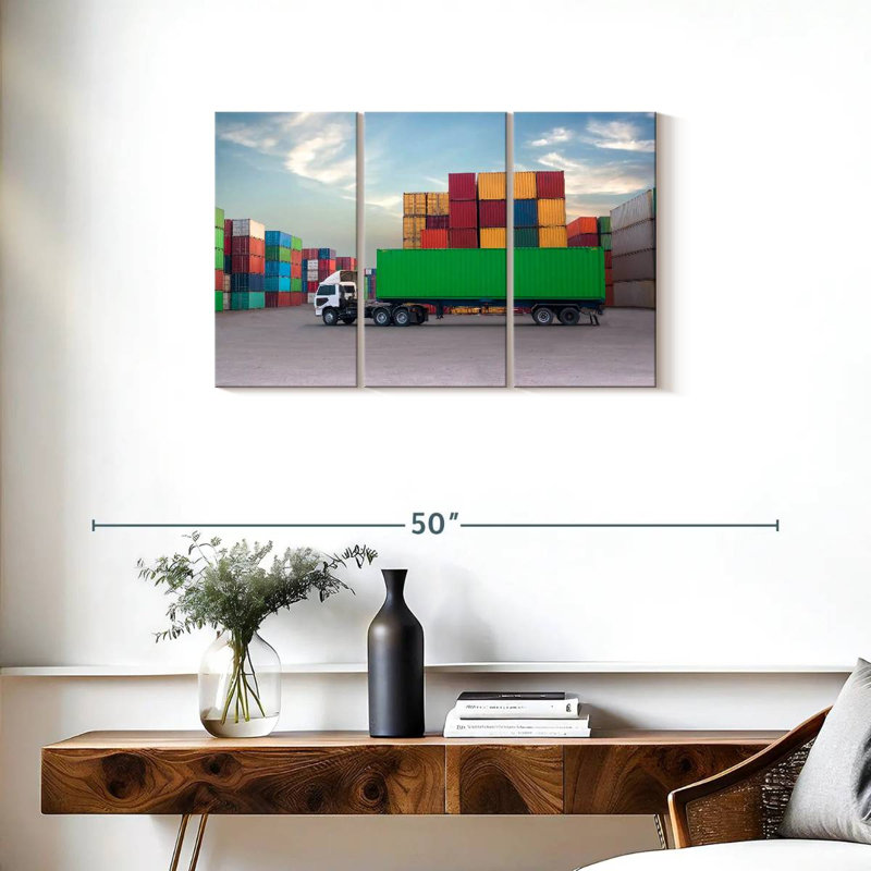 Mehar Cargo Truck, 20" H x 33" W