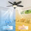 106cm Ceiling Fan with LED Lights-1343982824-1343982831