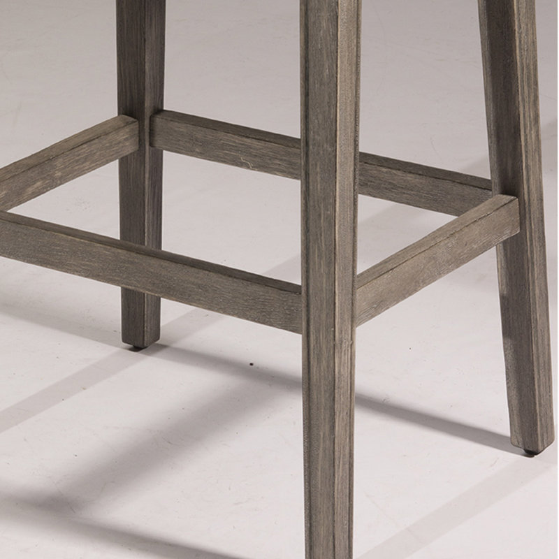 Tabouret de bar et de comptoir Hebron, Gris, Tabouret de bar (siège d'une hauteur de 29,75 po)