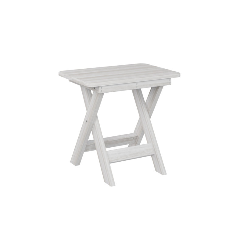 Berlin Gardens Tropical Folding End Table, Seashell