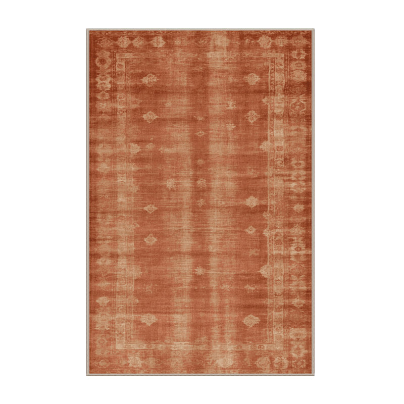 Tapis rose surteint lavable à la machine