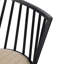 Lewis Windsor Stool With Cushion-Black Oak-Counter-1497053431-1497053426