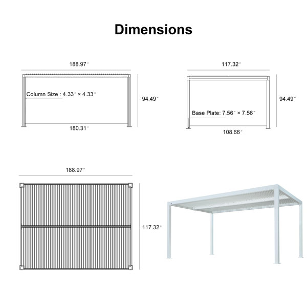 Dimensions du produit