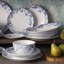 Service de vaisselle 30 pièces Noritake Bloomington Road Blue, service pour 6