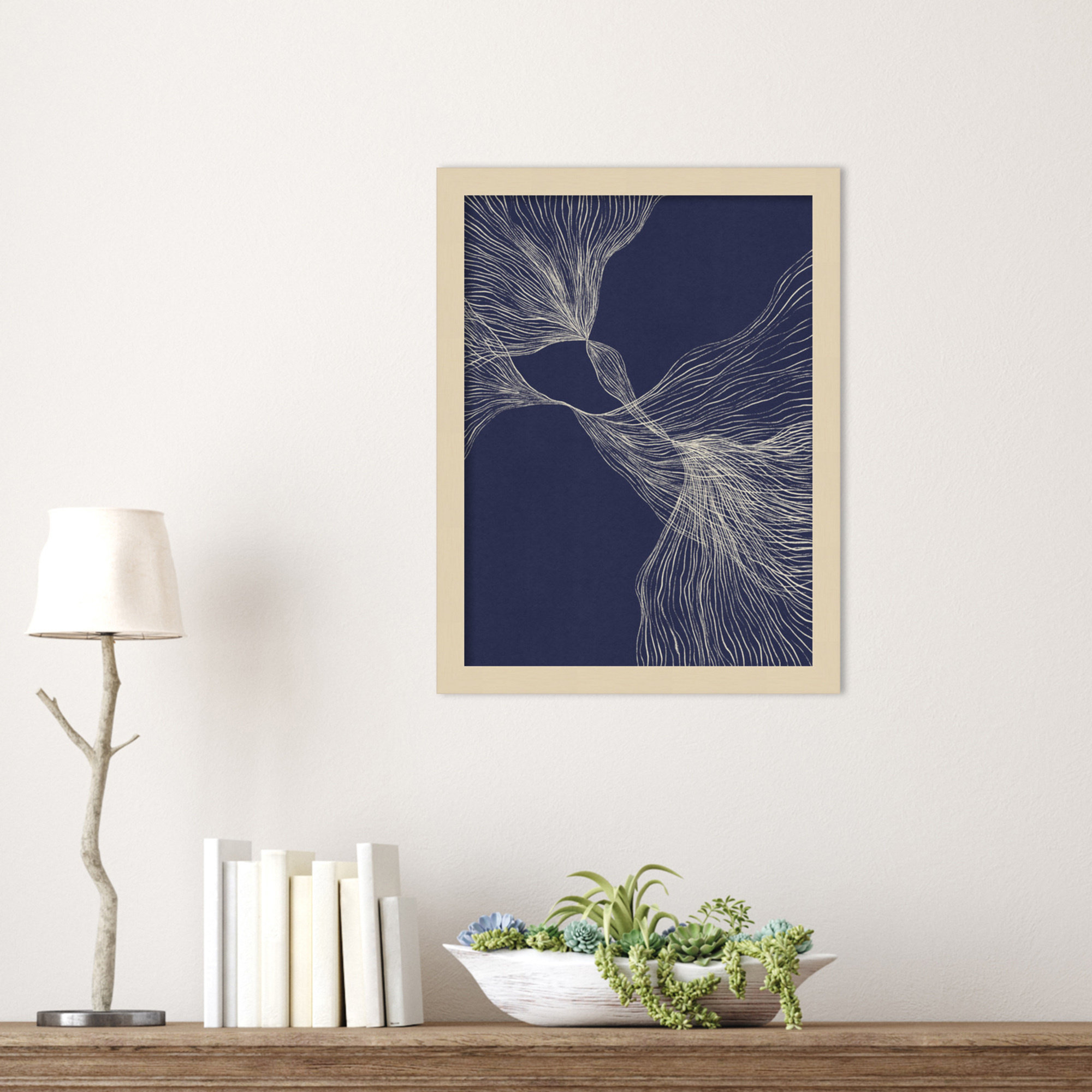 Interaction 1 by Alisa Galitsyna, Brown, 17" H x 13" W x 1" D