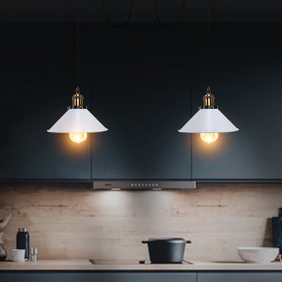 Lofton 2 - Light Gold Cluster Pendant
