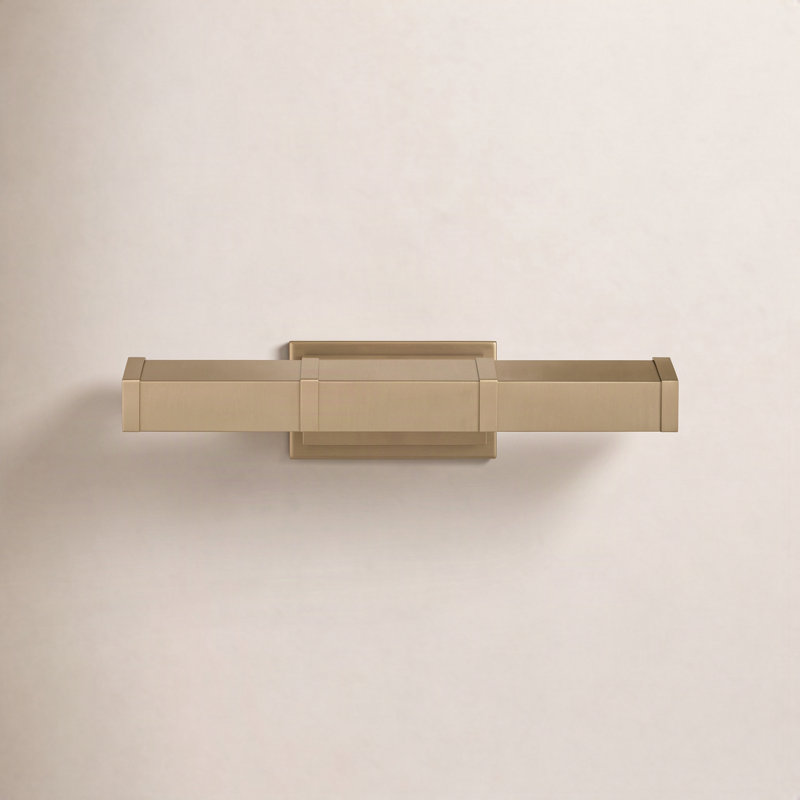 Romaine Picture Light, 3.88" H x 11.88" W x 7.25" D, Brushed Brass
