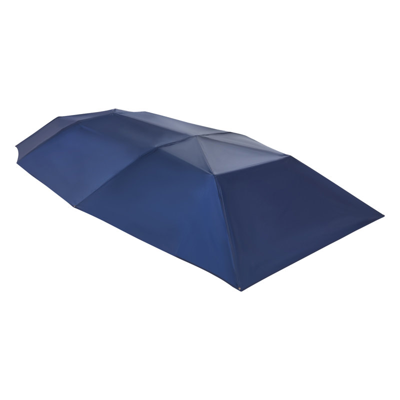Portable Car Canopy Cover Awning, UV-Resistant Roof Tent for Sedan & SUV with Sunroof, Navy Blue, 14.4' W x 6.7' L