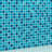 Swimming Pool 0.9" X 0.9" Straight Edge Glass Mosaic Tile-109722894
