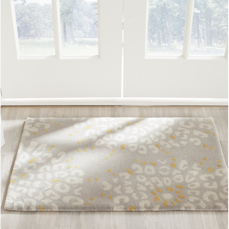 Andersen Hand Tufted Wool Floral Rug, Rectangle 3' x 5'