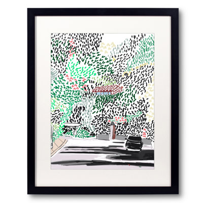 Red Roof Print by Deborah Blum
