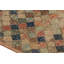 Vintage Distressed Runner Rug, Polychromatic Geometric Design - Rug & Kilim