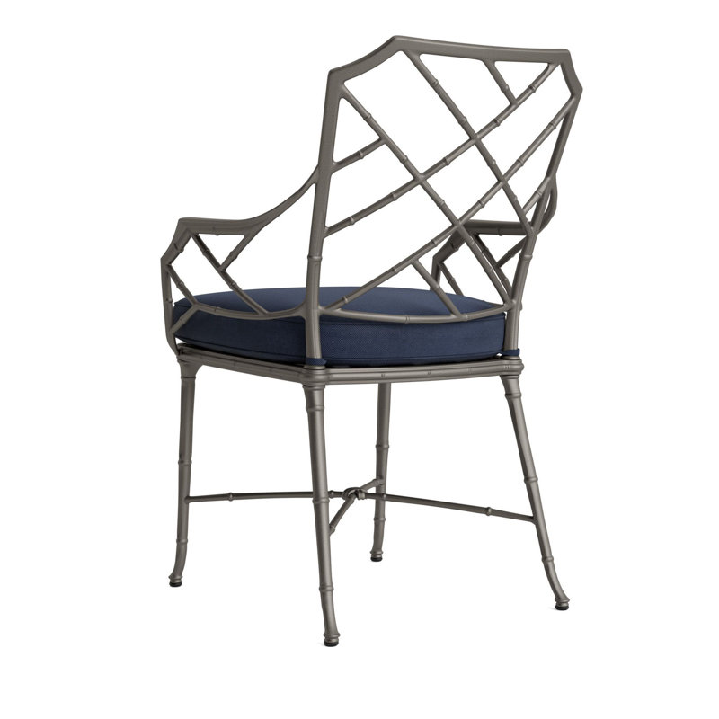 Calcutta Outdoor Dining Chair, Mica, Fusion Neptune
