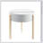 Bodfish White & Natural Round End Table