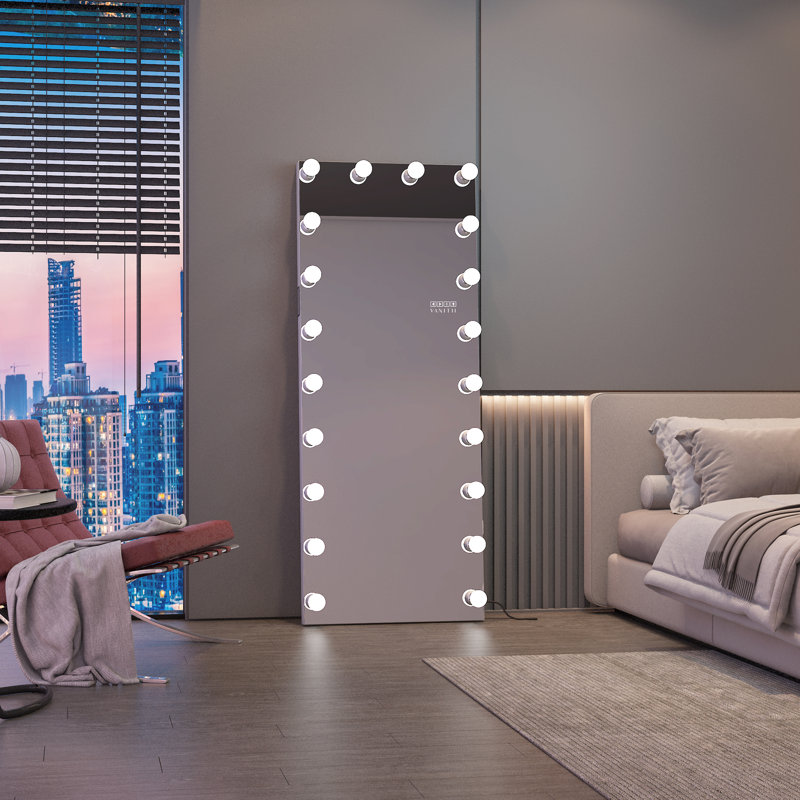 Rectangle LED Metal Full Length Mirror