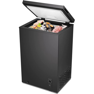 R.W.FLAME Portable 2.7 cu. ft. Garage Ready Chest Freezer with Adjustable Temperature Controls -  BK-D68BG80YJ