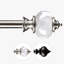 Tringle à rideaux simple réglable en acier inoxydable Corderius-97882649