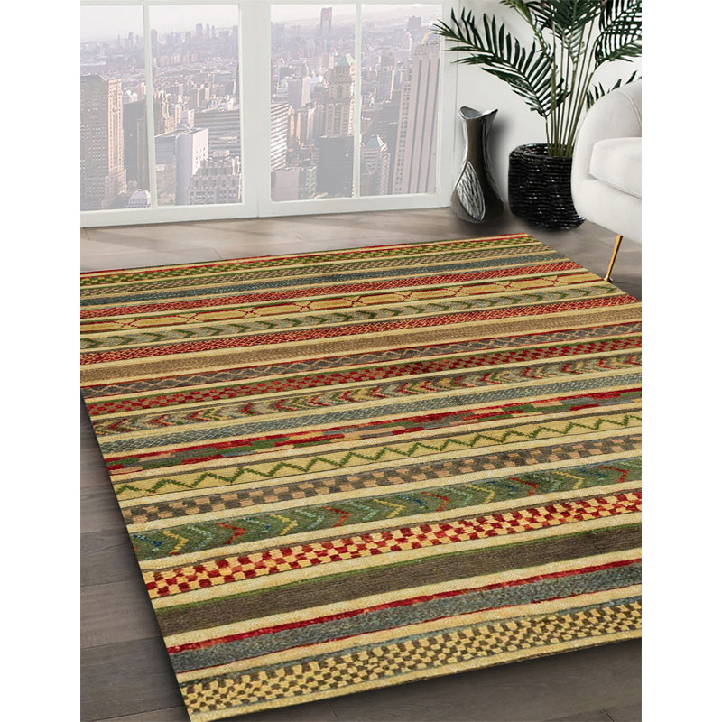 Abstract Indoor Rug, Square 4'