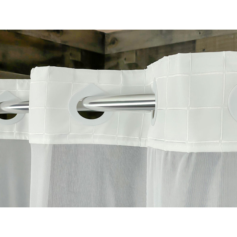 Ensemble de rideau de douche 2 pièces