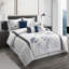 Ensemble d'édredon floral 7 pièces Anissa-869555539-916598255