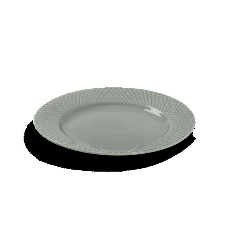 Assiette plate Rhombe 8,3 po Mousse Rhombe