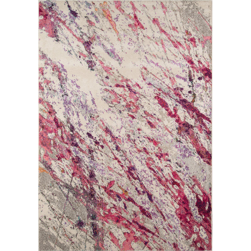 Tapis abstrait Portia, Rectangulaire 9 pi 3 po x 12 pi 6 po