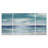 " Blue Silver Shore " 3 - Pieces Painting Print-1317524264