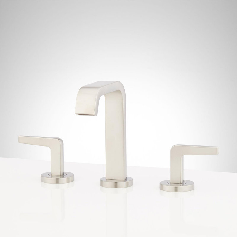 Drea 1.2 GPM Widespread Bathroom Faucet, Brushed Nickel
