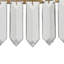 Lustre en cristal à DEL Josse
