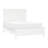 Transitional Style Bedroom Queen Bed - White Wood With & Headboard Finish Wooden Panel For-1329787197